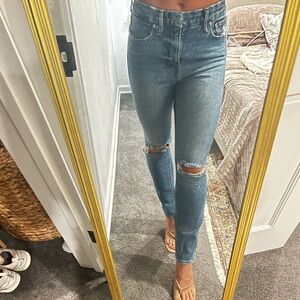 Good American distressed jeans - straight leg